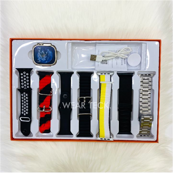Smart Watch 7 in 1 With Metal Strap