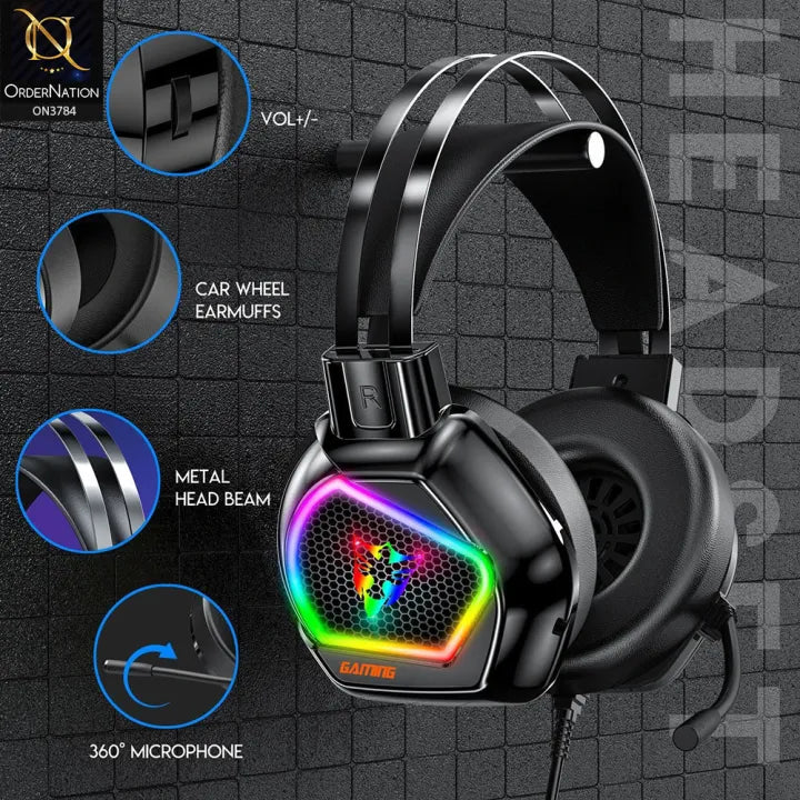 G601 RGB Gaming Wired Headphones