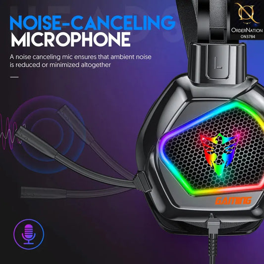 G601 RGB Gaming Wired Headphones